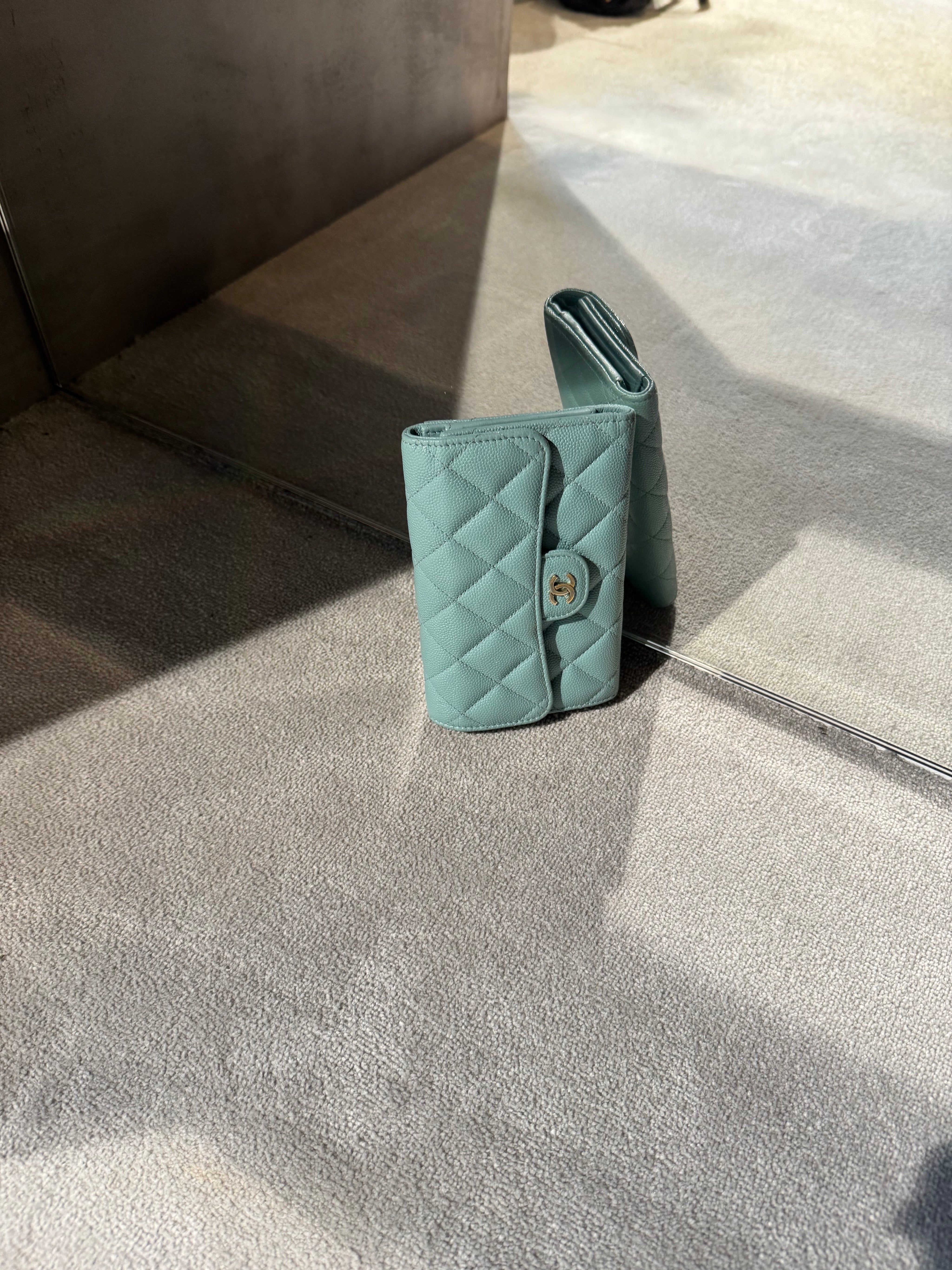 Chanel Blue Caviar Wallet