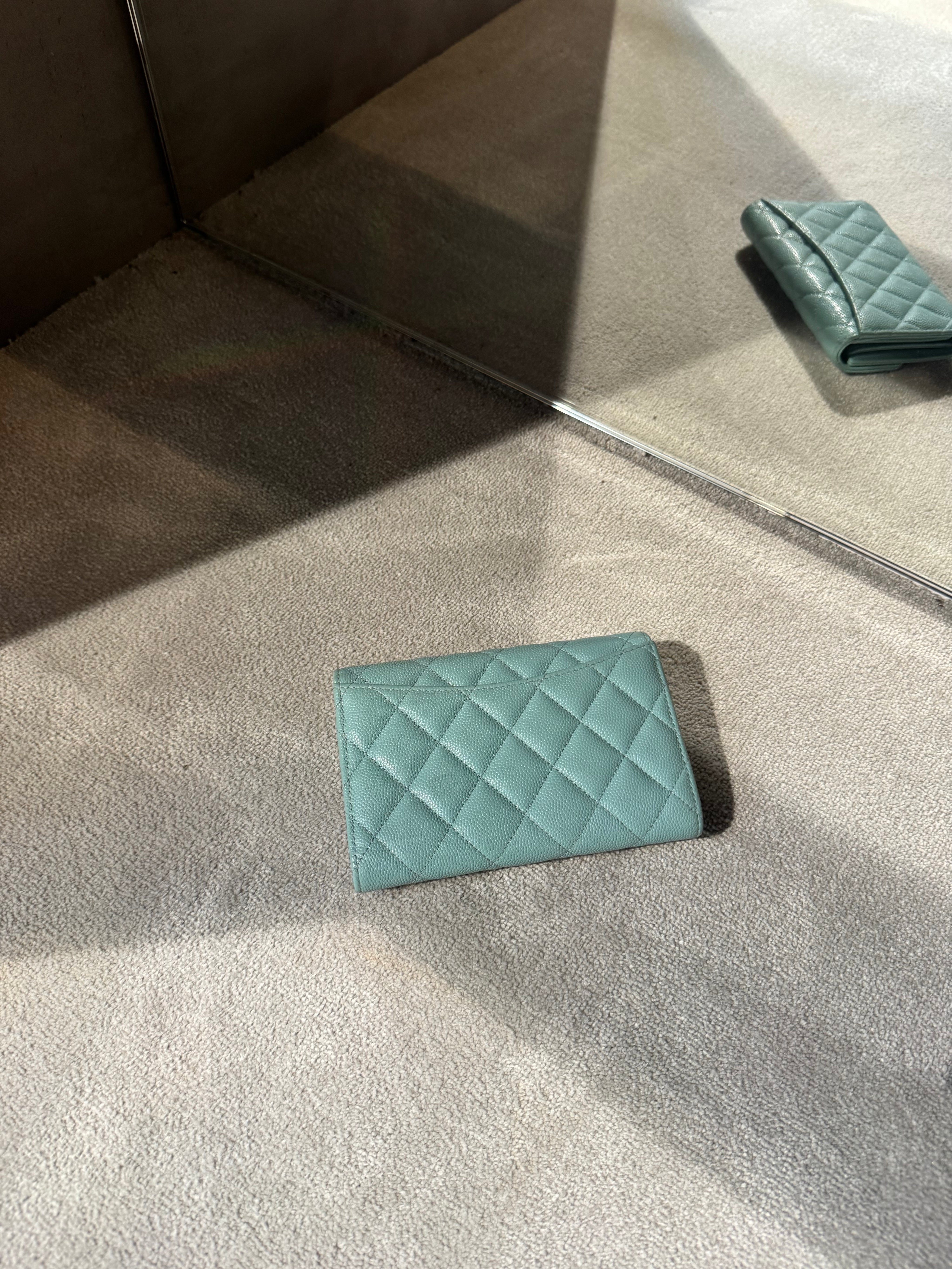 Chanel Blue Caviar Wallet