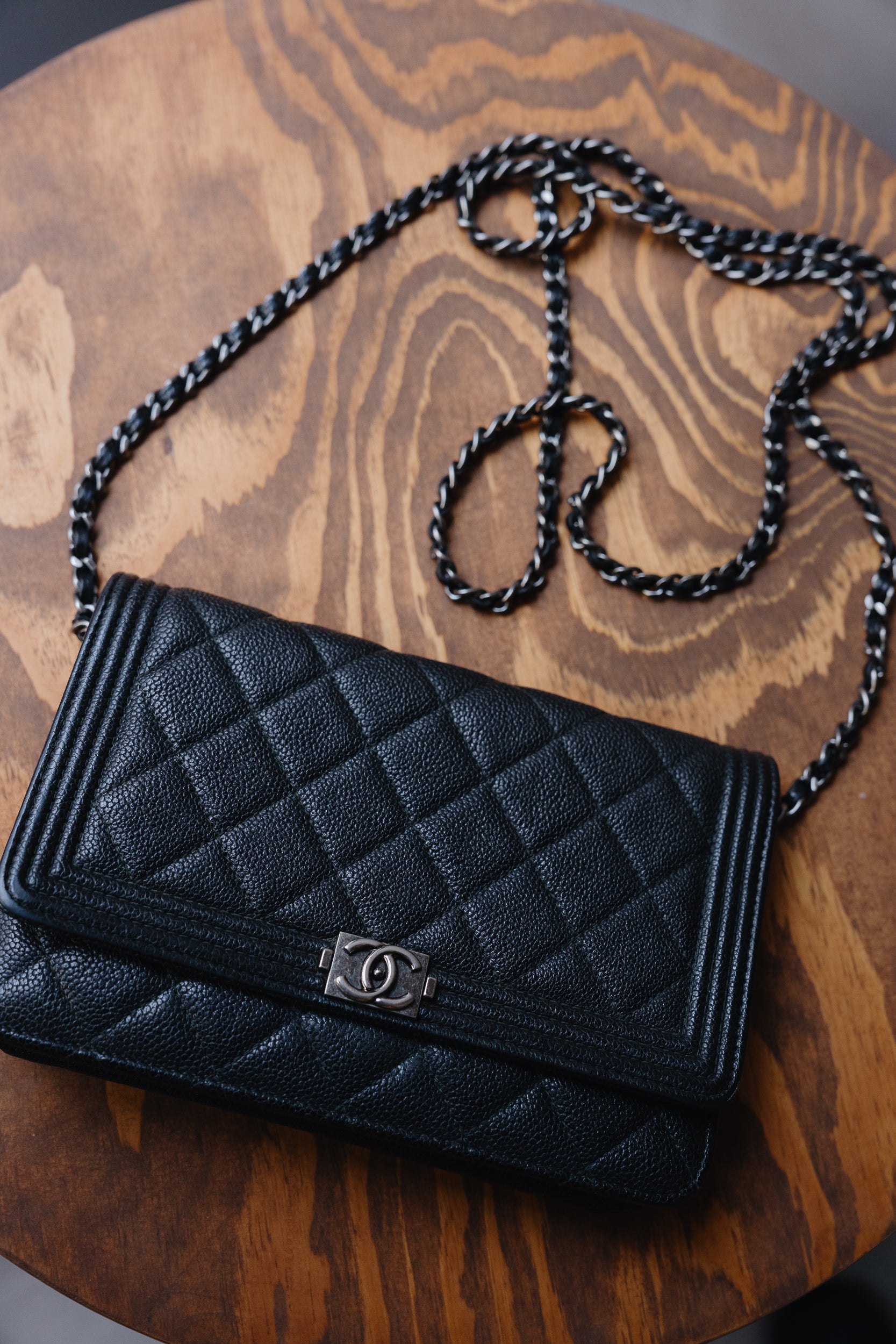 Chanel Boy Wallet On Chain