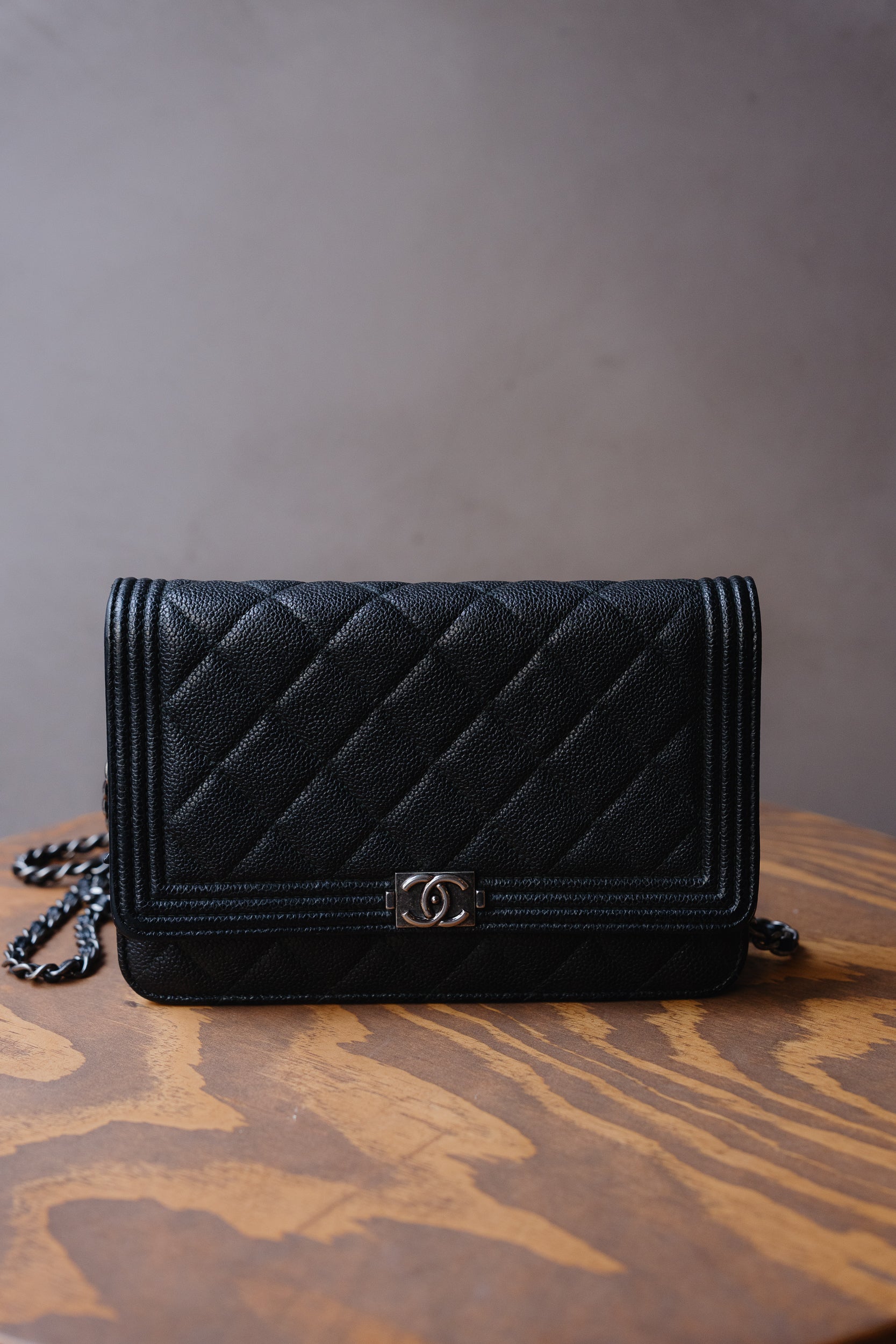 Chanel Boy Wallet On Chain