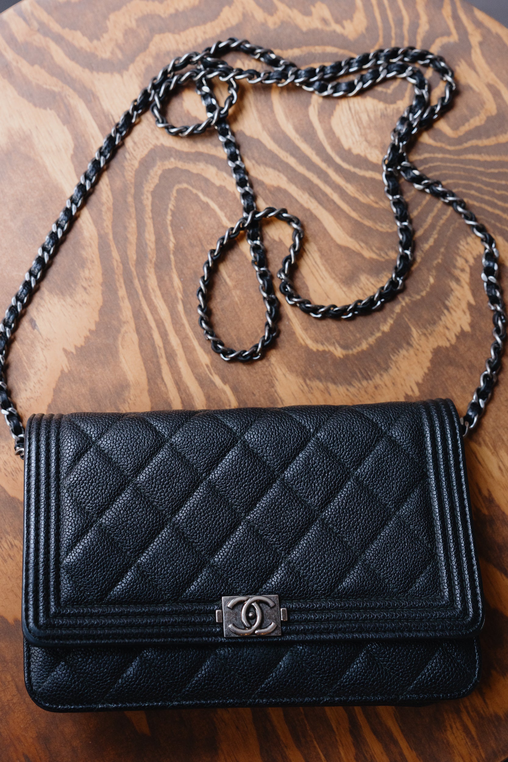 Chanel Boy Wallet On Chain