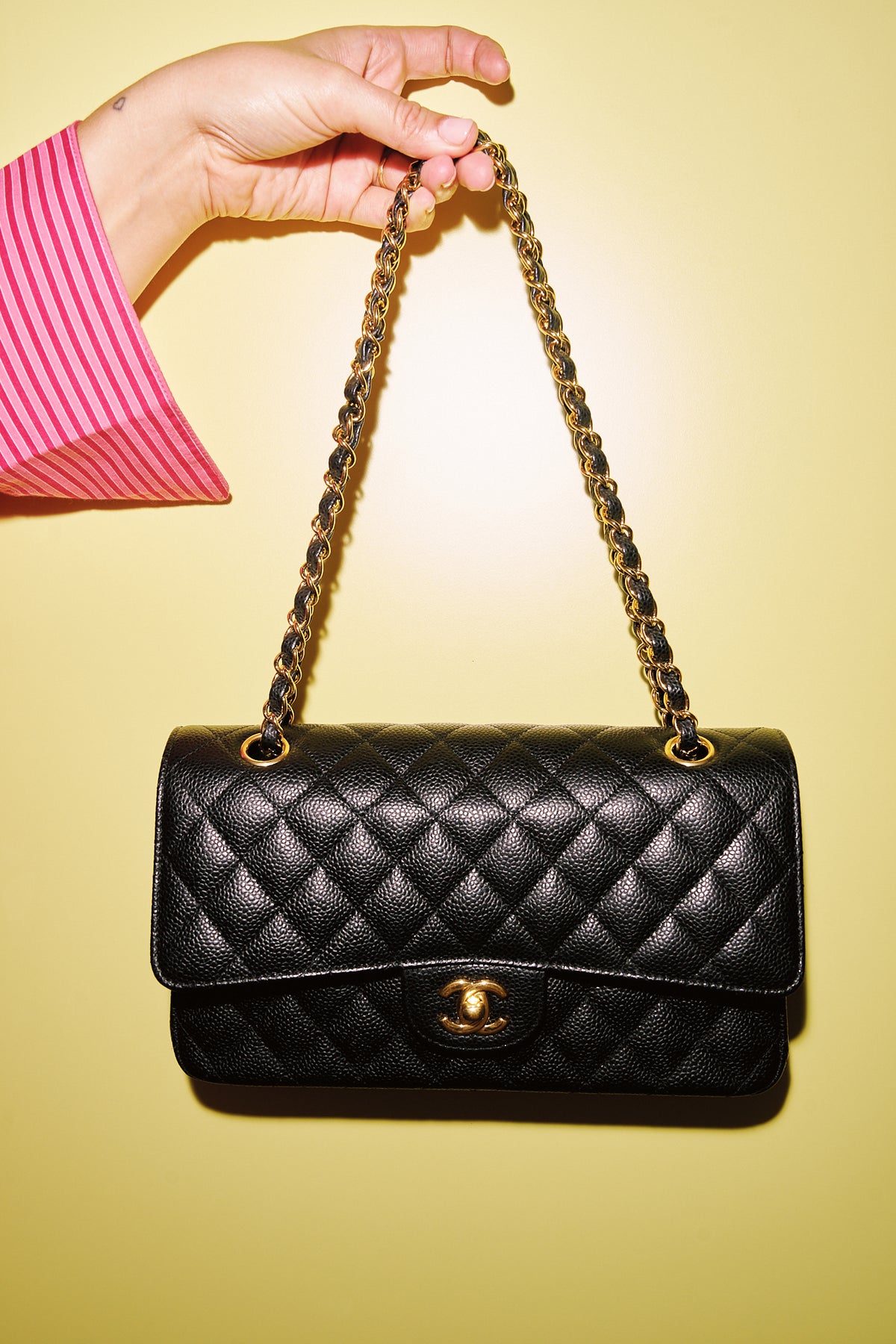 Chanel Classic Flap 11.12 Medium Black Caviar