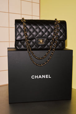 Chanel Classic Flap 11.12 Medium Black Caviar