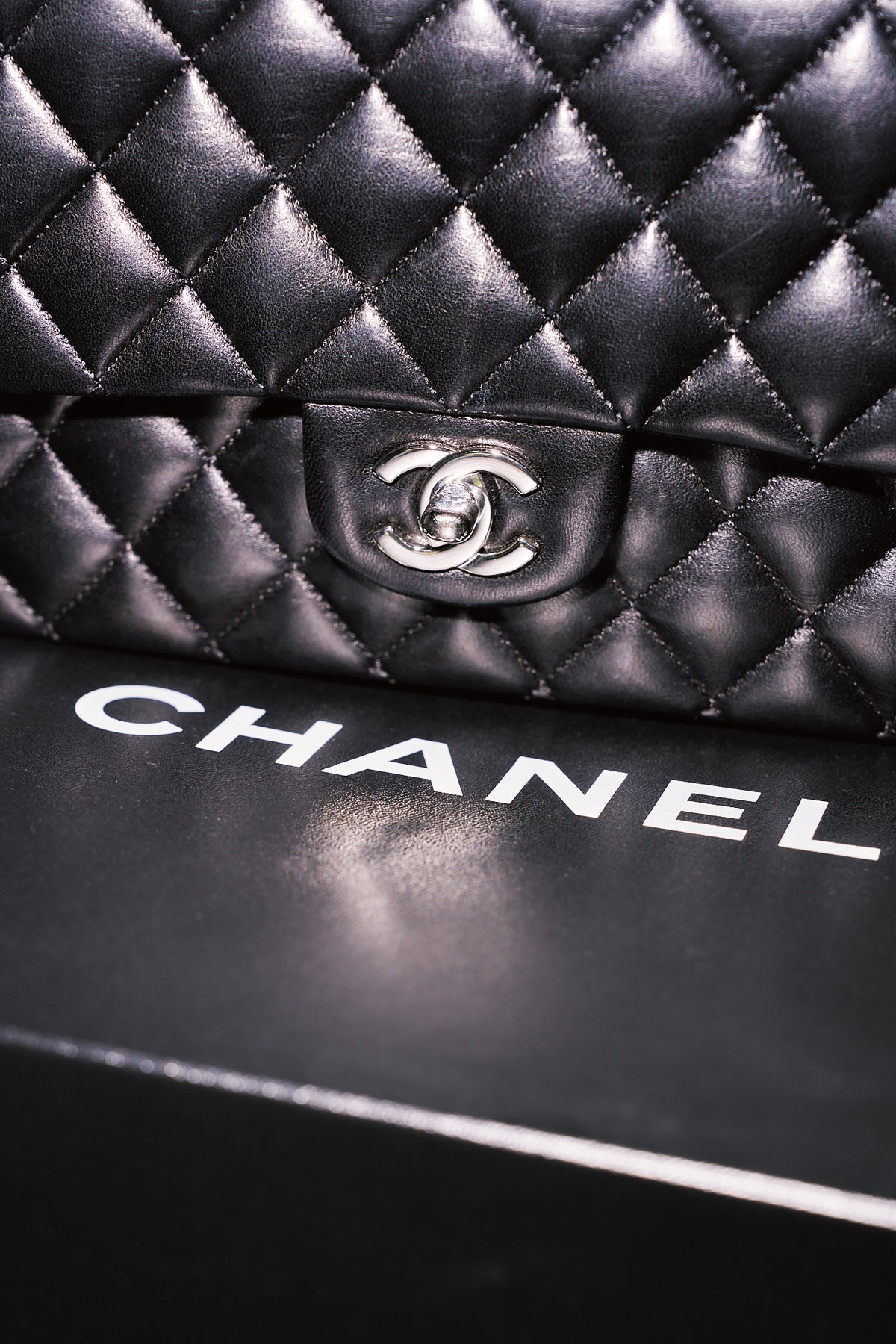 Chanel Classic Flap 11.12 Medium Black Lambskin