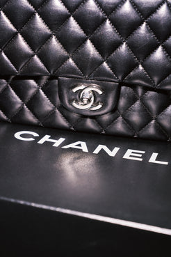 Chanel Classic Flap 11.12 Medium Black Lambskin