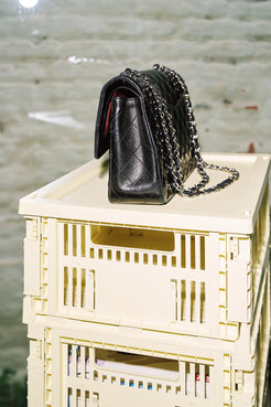 Chanel Classic Flap 11.12 Medium Black Lambskin