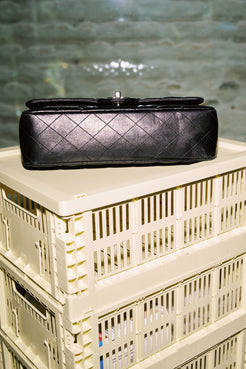 Chanel Classic Flap 11.12 Medium Black Lambskin
