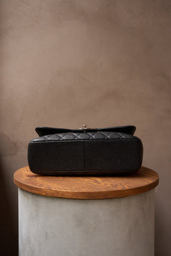 Chanel Jumbo Classic Single Flap Bag in Caviar Leather