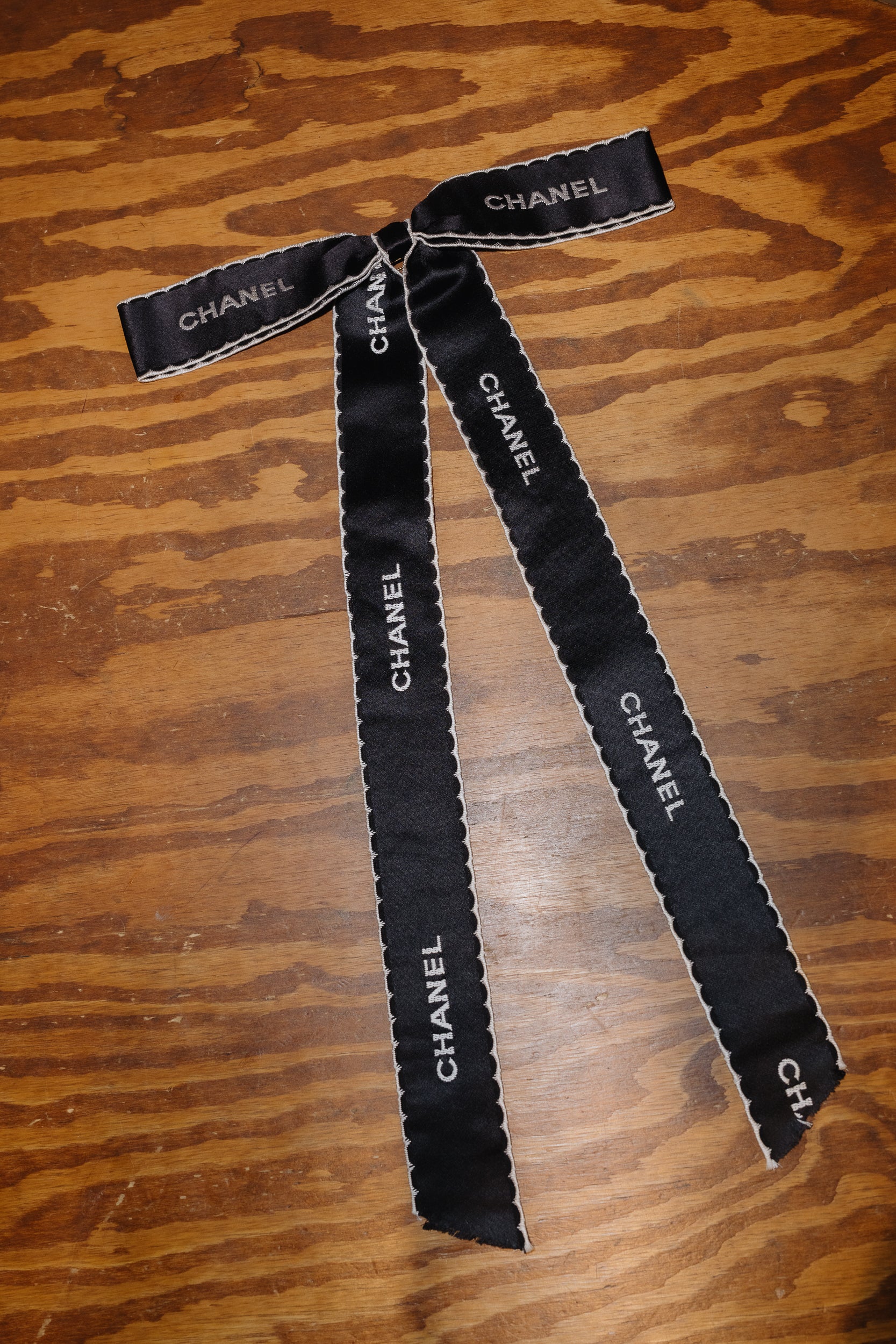 Chanel Vintage Fabric Bow Brooch