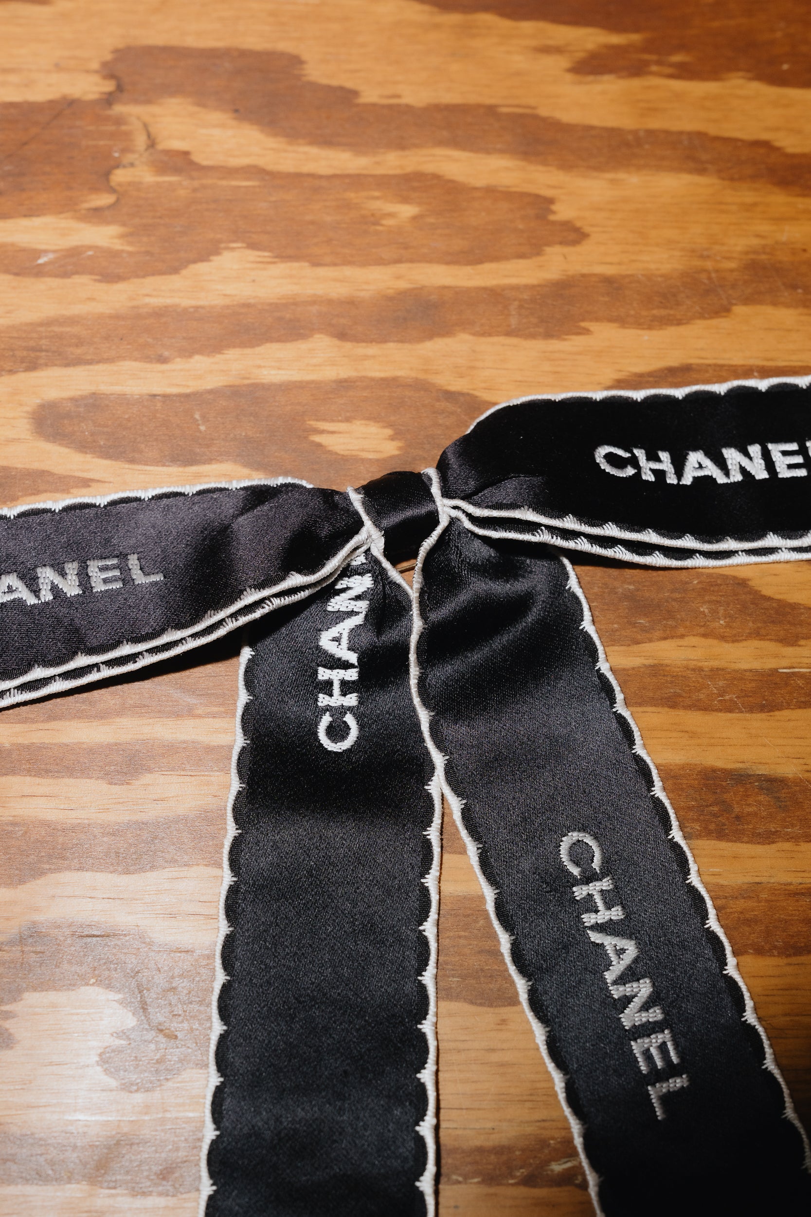 Chanel Vintage Fabric Bow Brooch