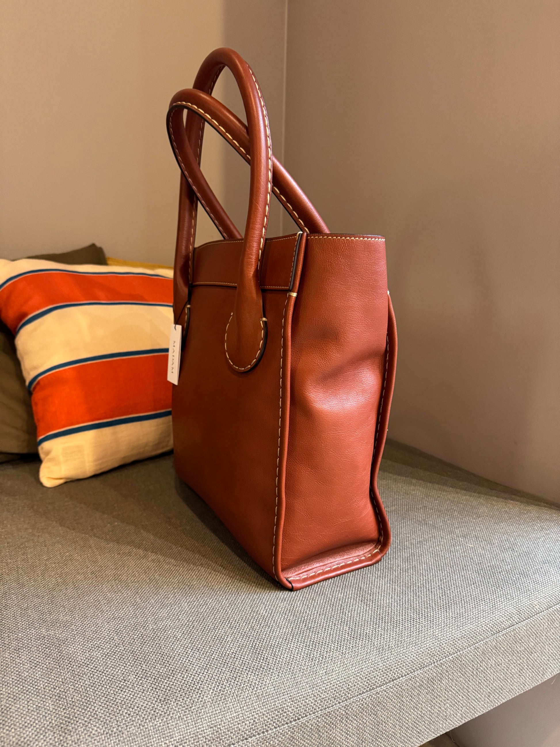 Chloé Brown Edith Large Leather Tote