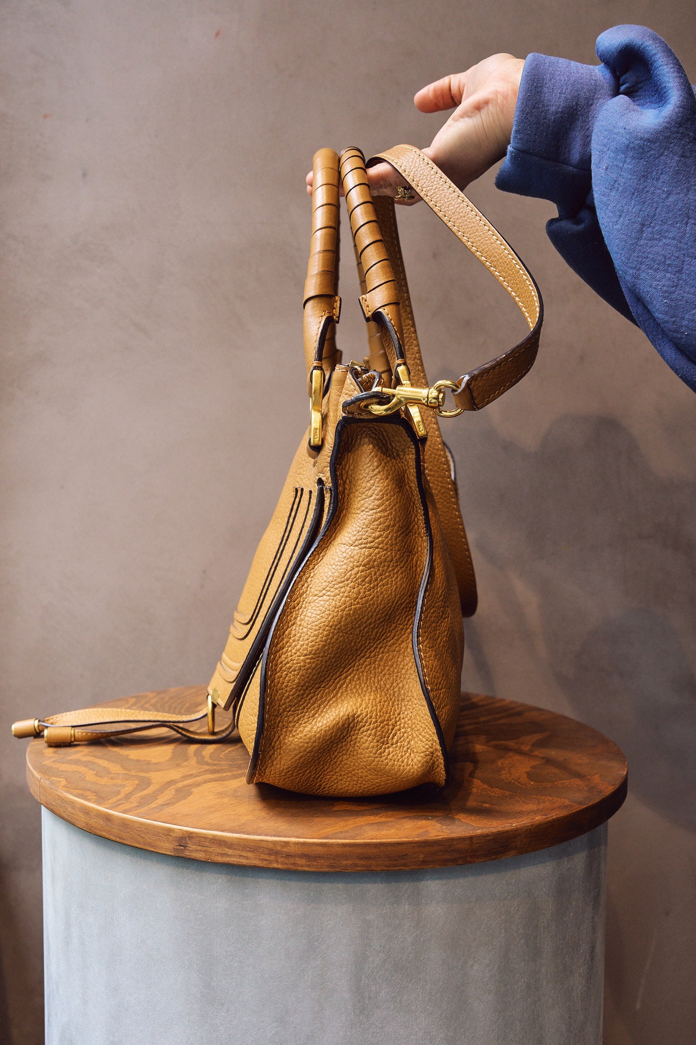 Chloé Camel Marcie Medium Bag