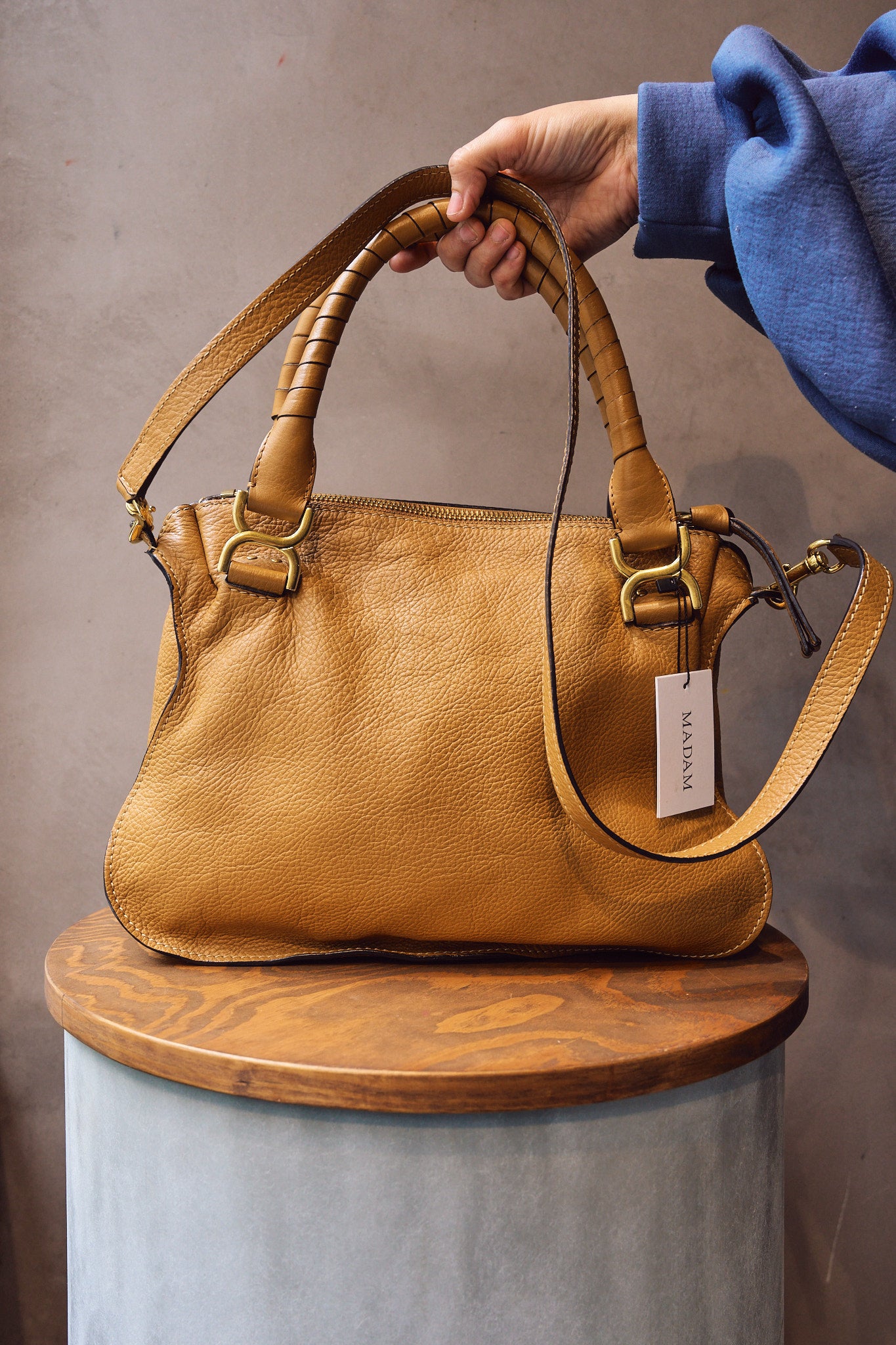Chloé Camel Marcie Medium Bag