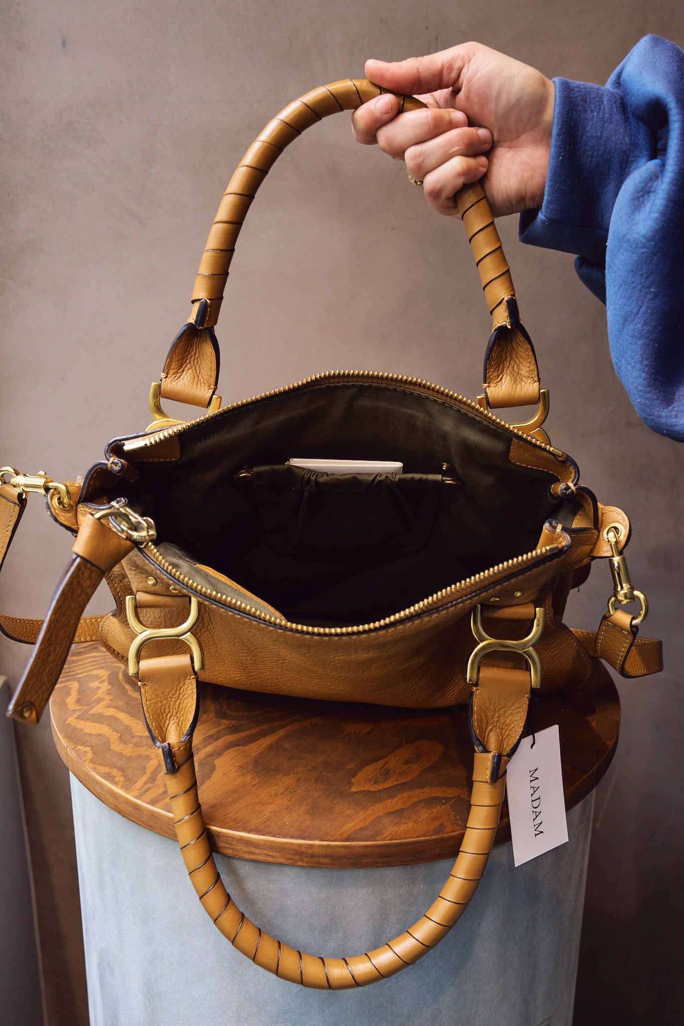 Chloé Camel Marcie Medium Bag