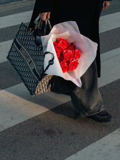Christian Dior Blue Oblique Large Book Tote