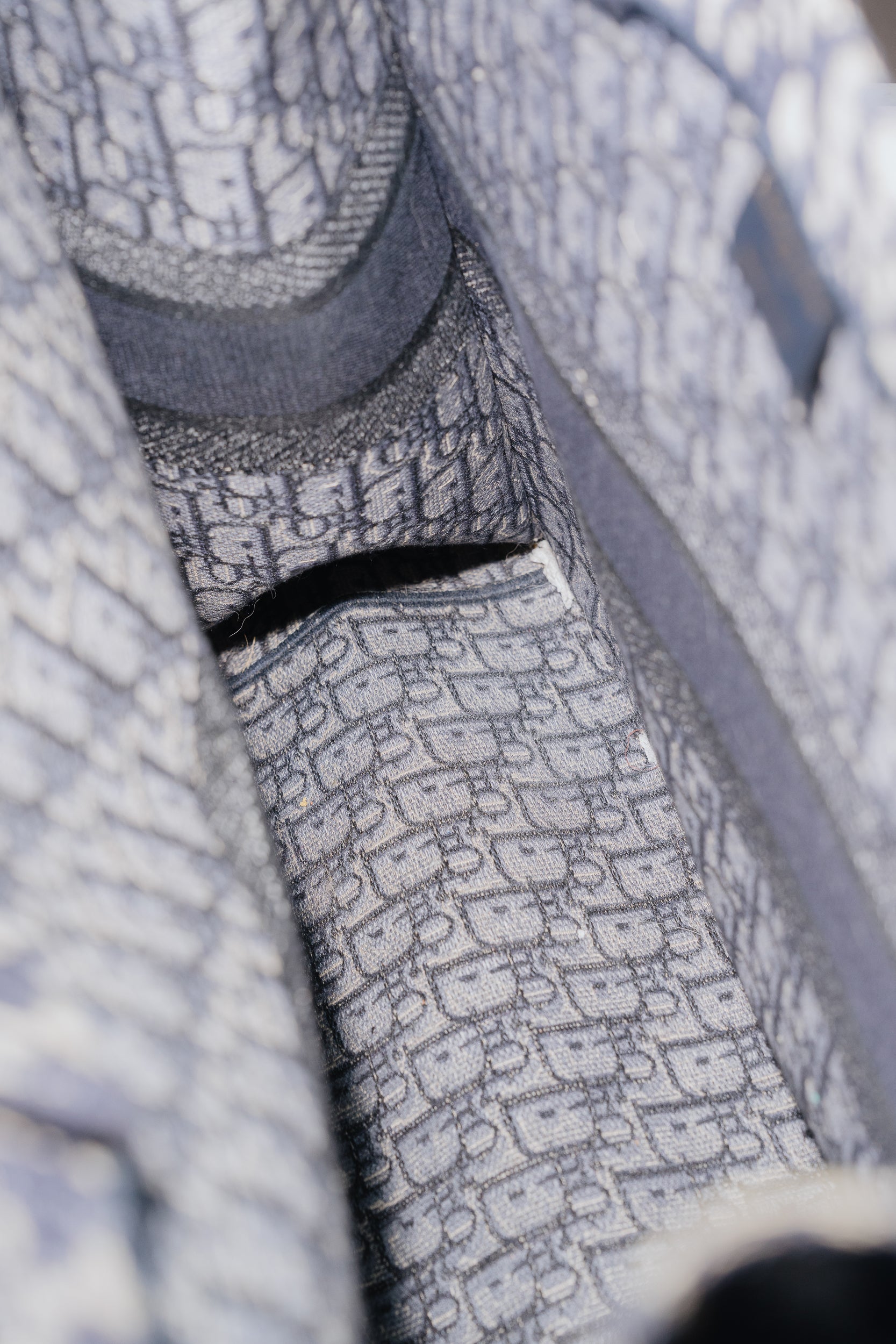 Christian Dior Blue Oblique Large Book Tote