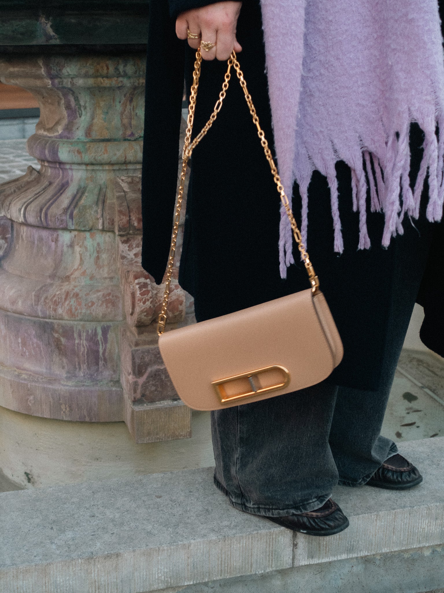 Delvaux Lingot Clutch / Crossover Bag