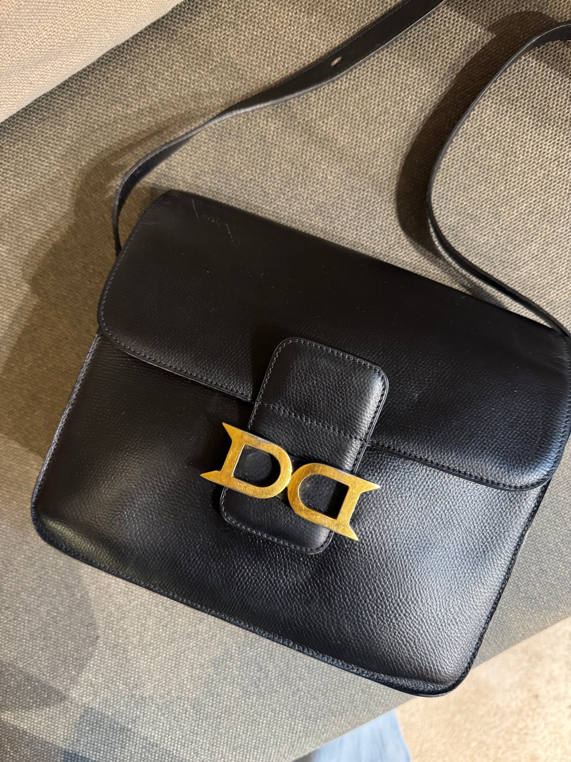 Delvaux Black Bourgogne Bag