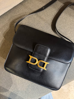 Delvaux Black Bourgogne Bag
