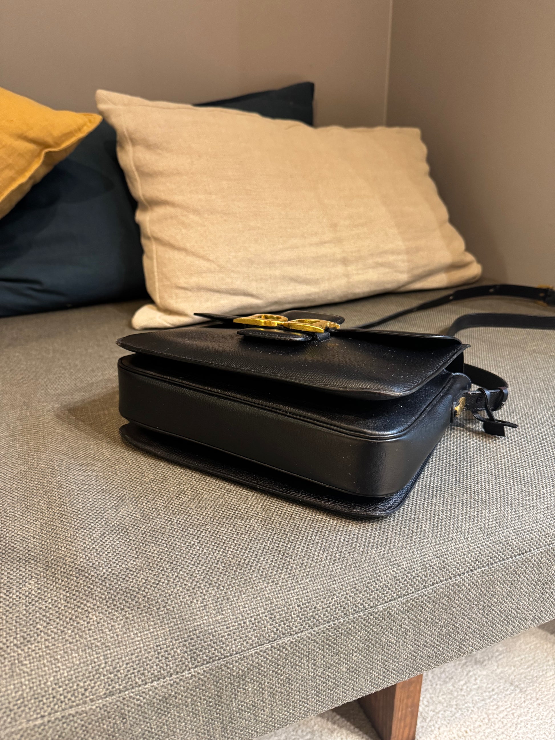 Delvaux Black Bourgogne Bag