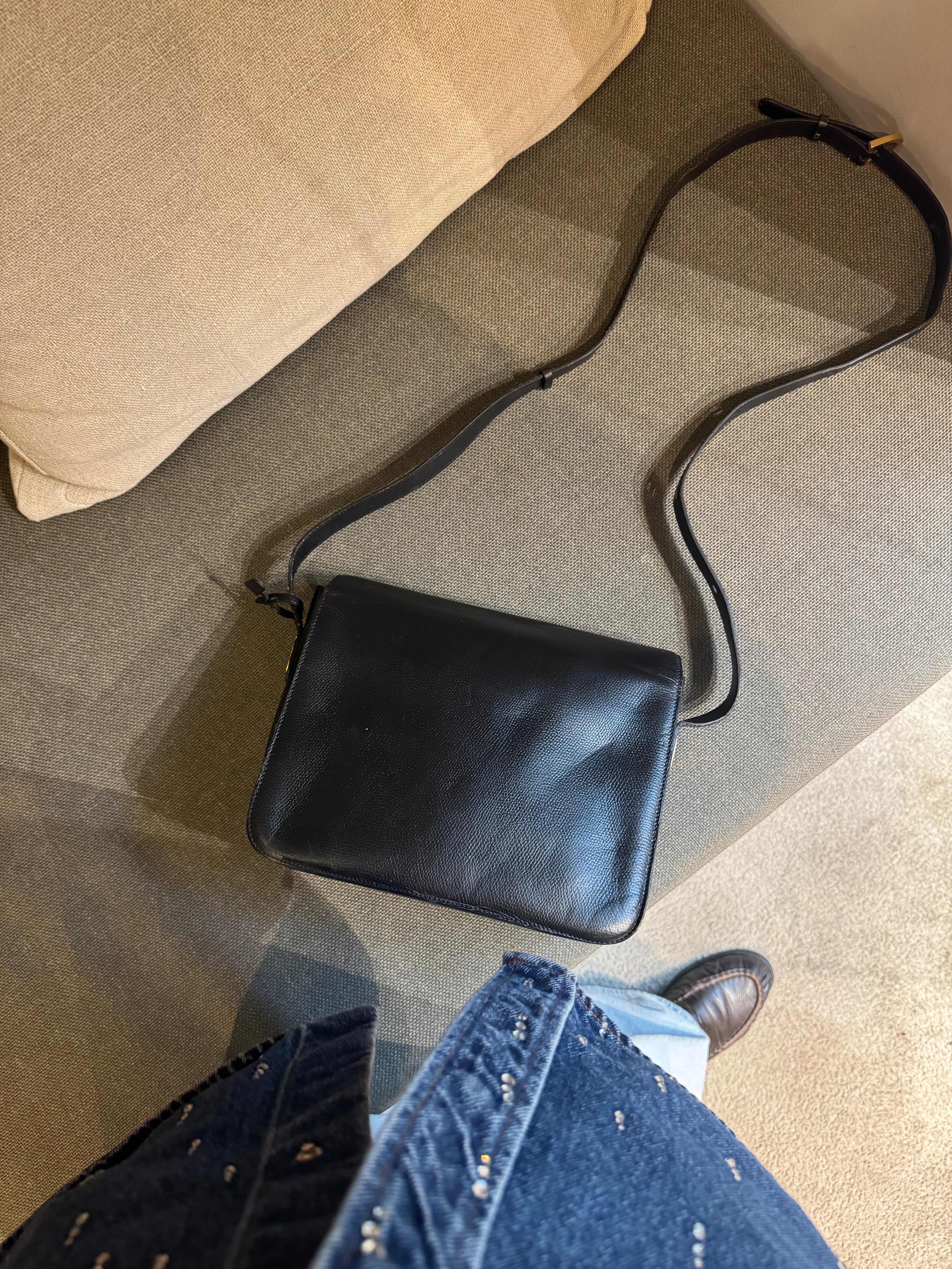 Delvaux Black Bourgogne Bag