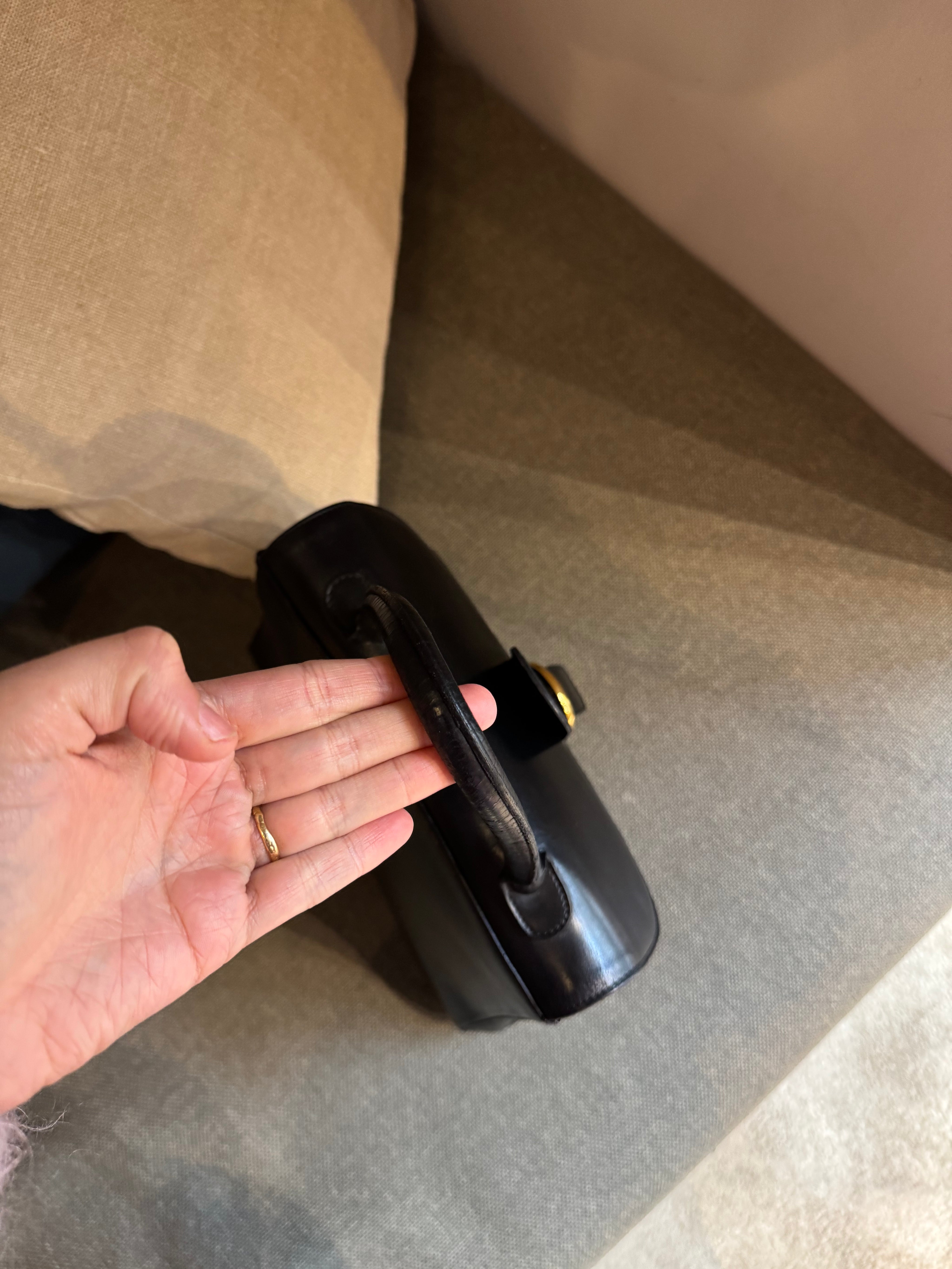 Delvaux Black Brillant MM Bag - Box Calf