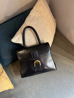 Delvaux Black Brillant MM Bag - Box Calf