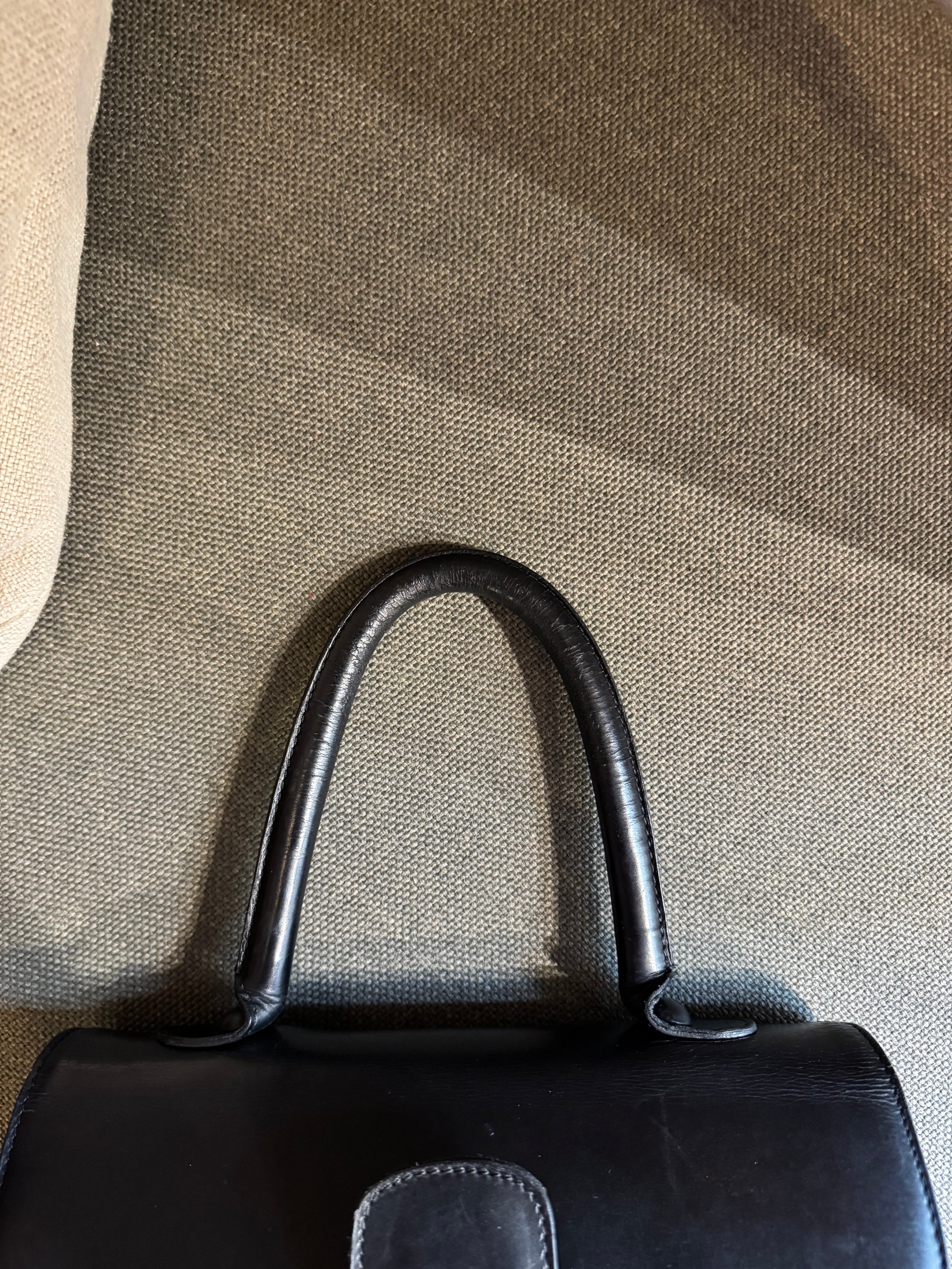 Delvaux Black Brillant MM Bag - Box Calf