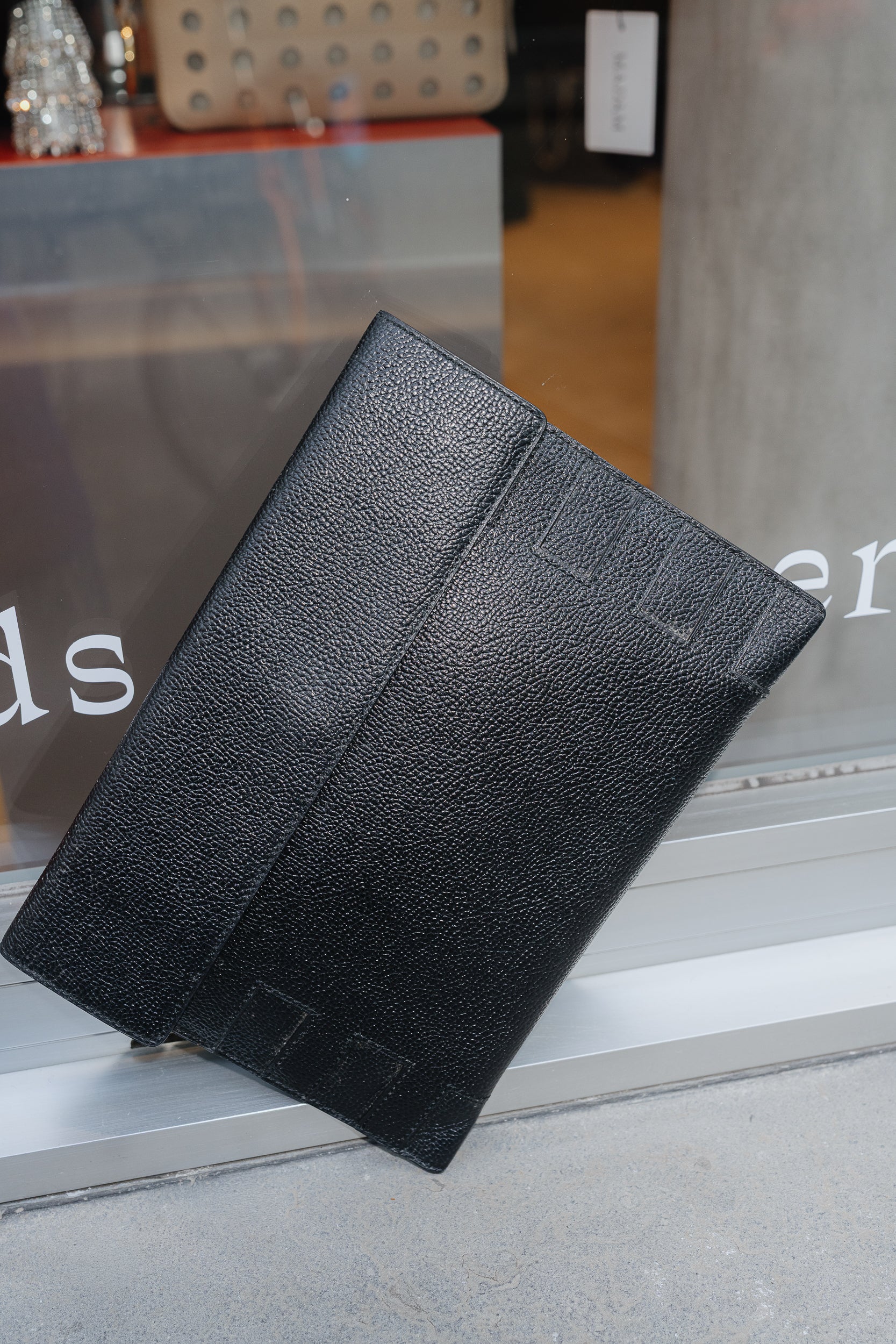 Delvaux Black Clutch