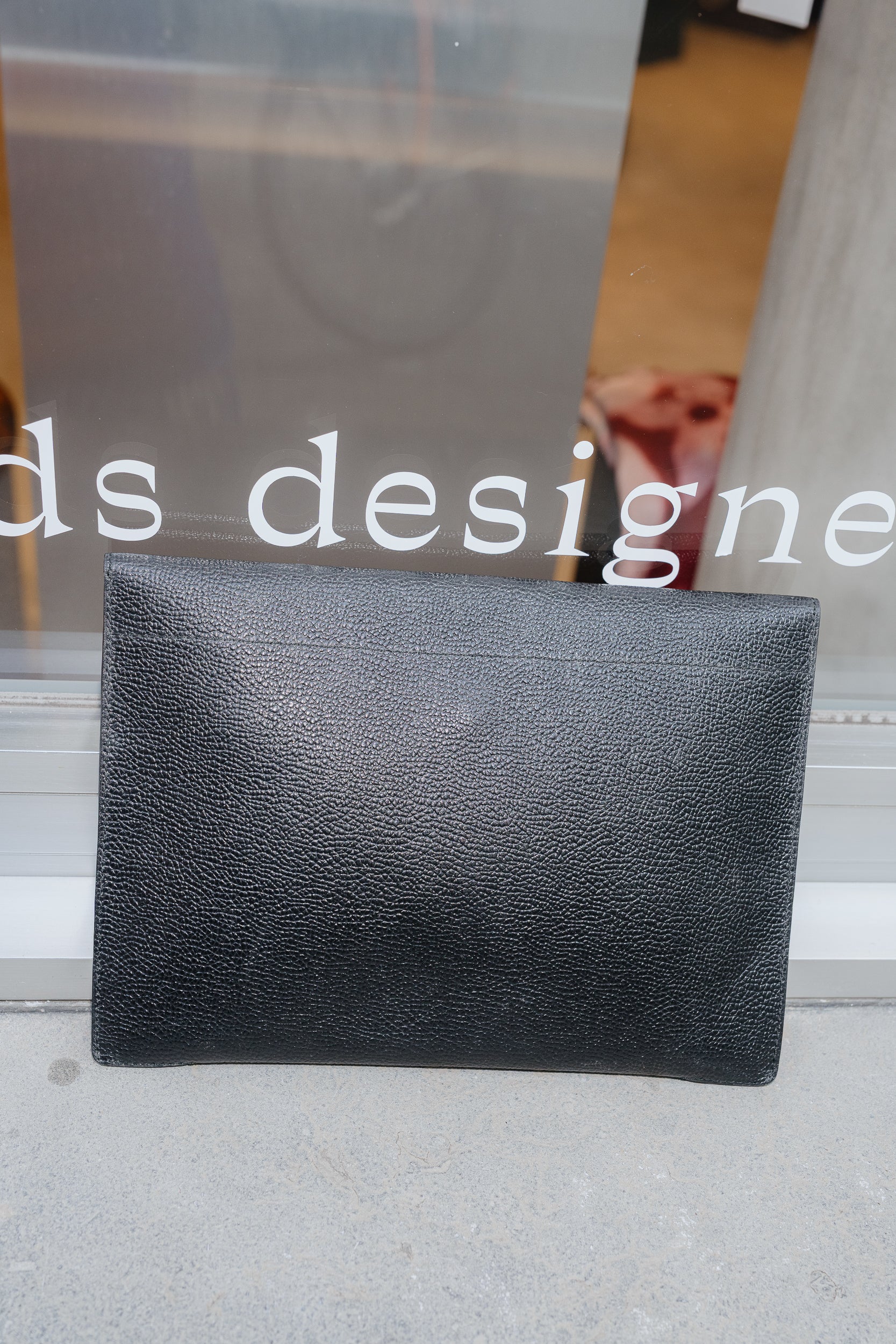 Delvaux Black Clutch