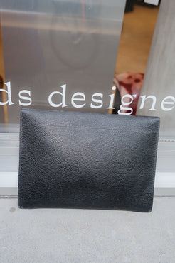 Delvaux Black Clutch