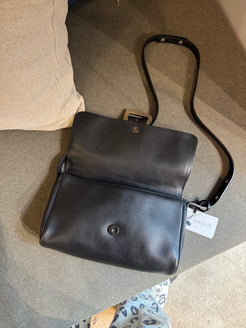 Delvaux Black Passerelle Crossover / Shoulder Bag