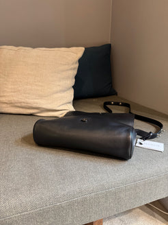 Delvaux Black Passerelle Crossover / Shoulder Bag