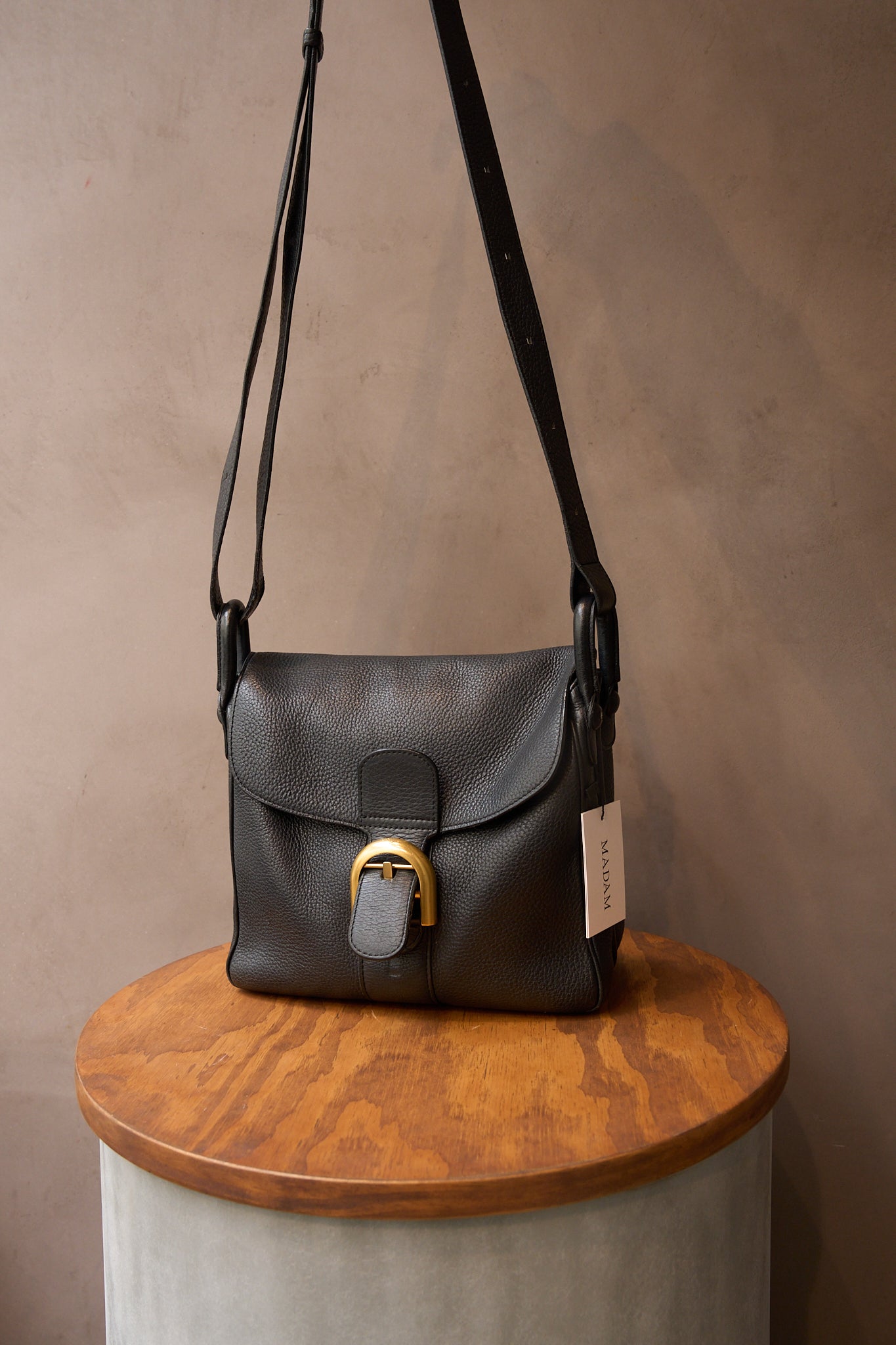Delvaux Blue Brillant Baudrier Crossbody Bag