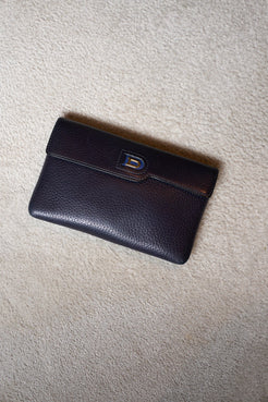 Delvaux Blue Rectangular Wallet