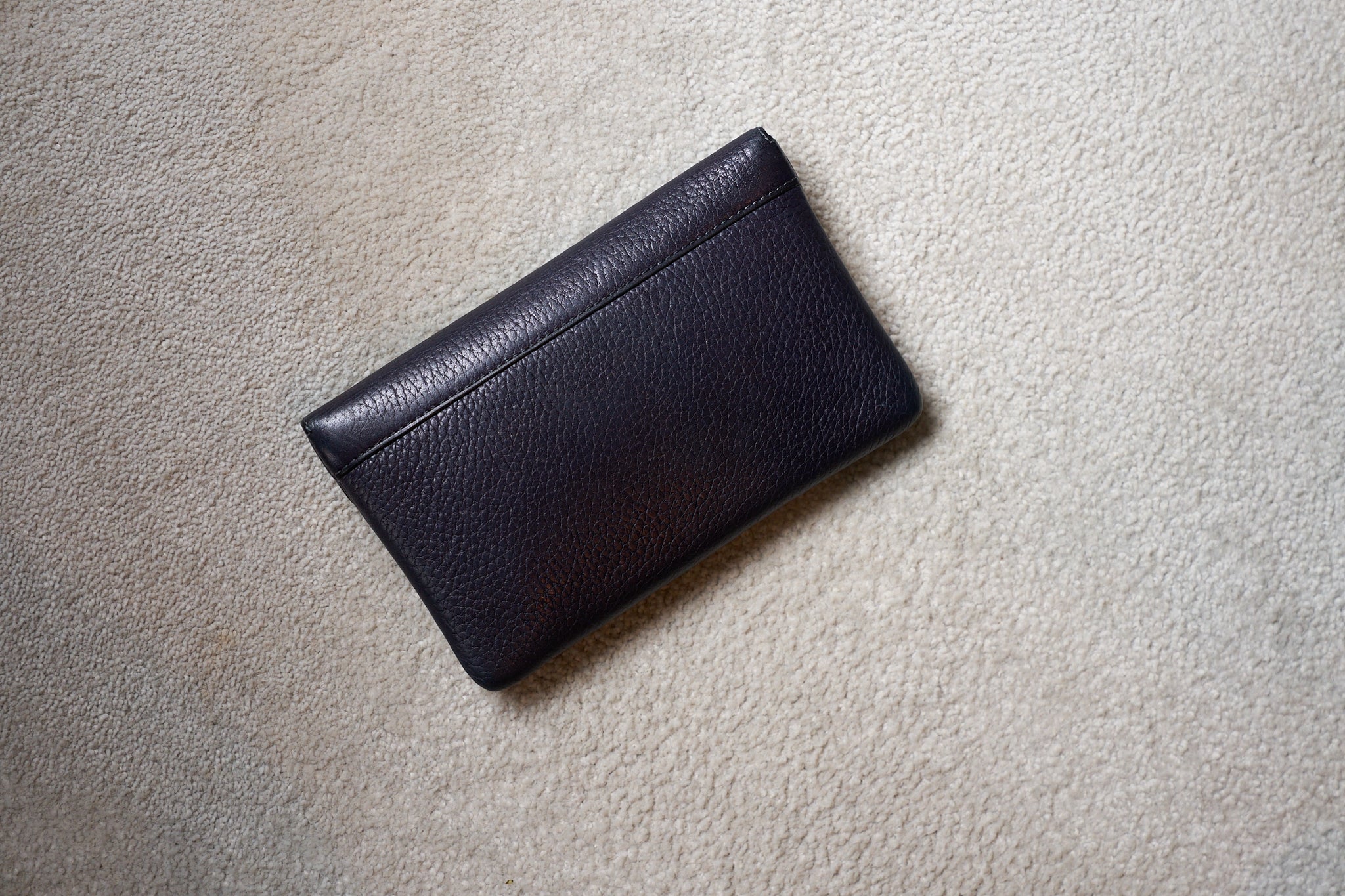 Delvaux Blue Rectangular Wallet