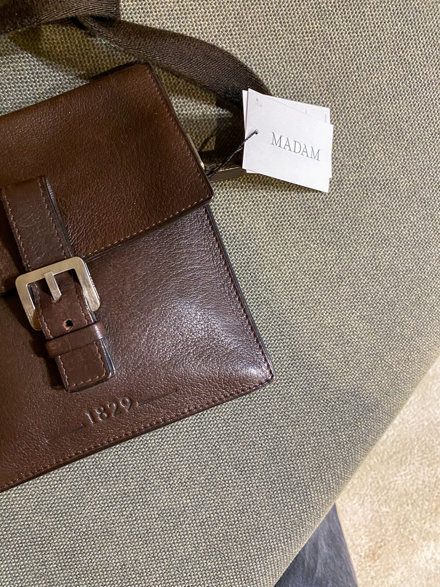 Delvaux Brown Crossover Bag