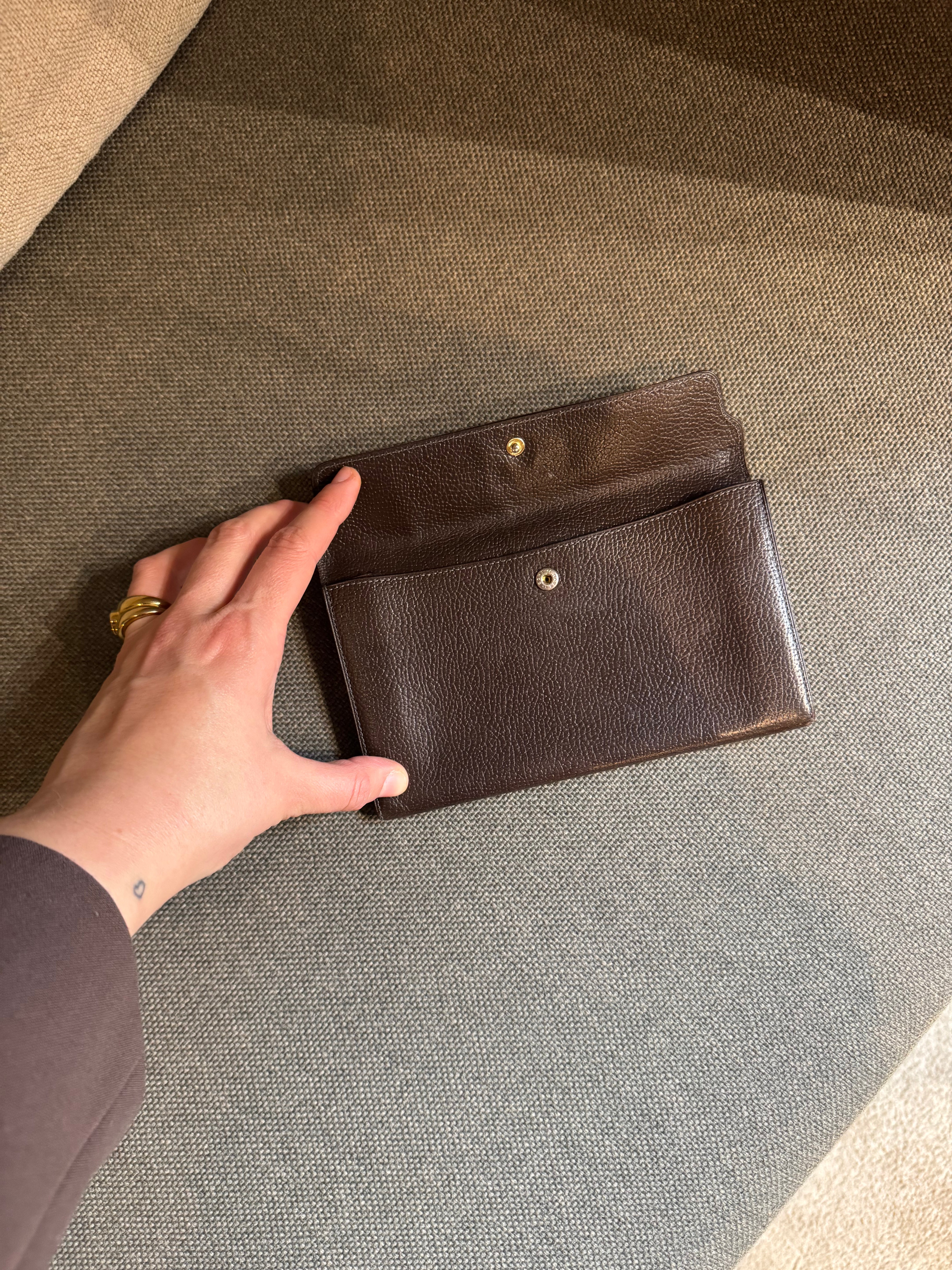 Delvaux Brown Wallet