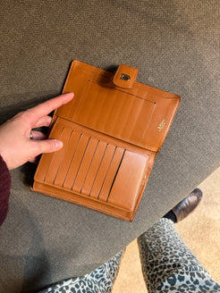 Delvaux Camel Wallet