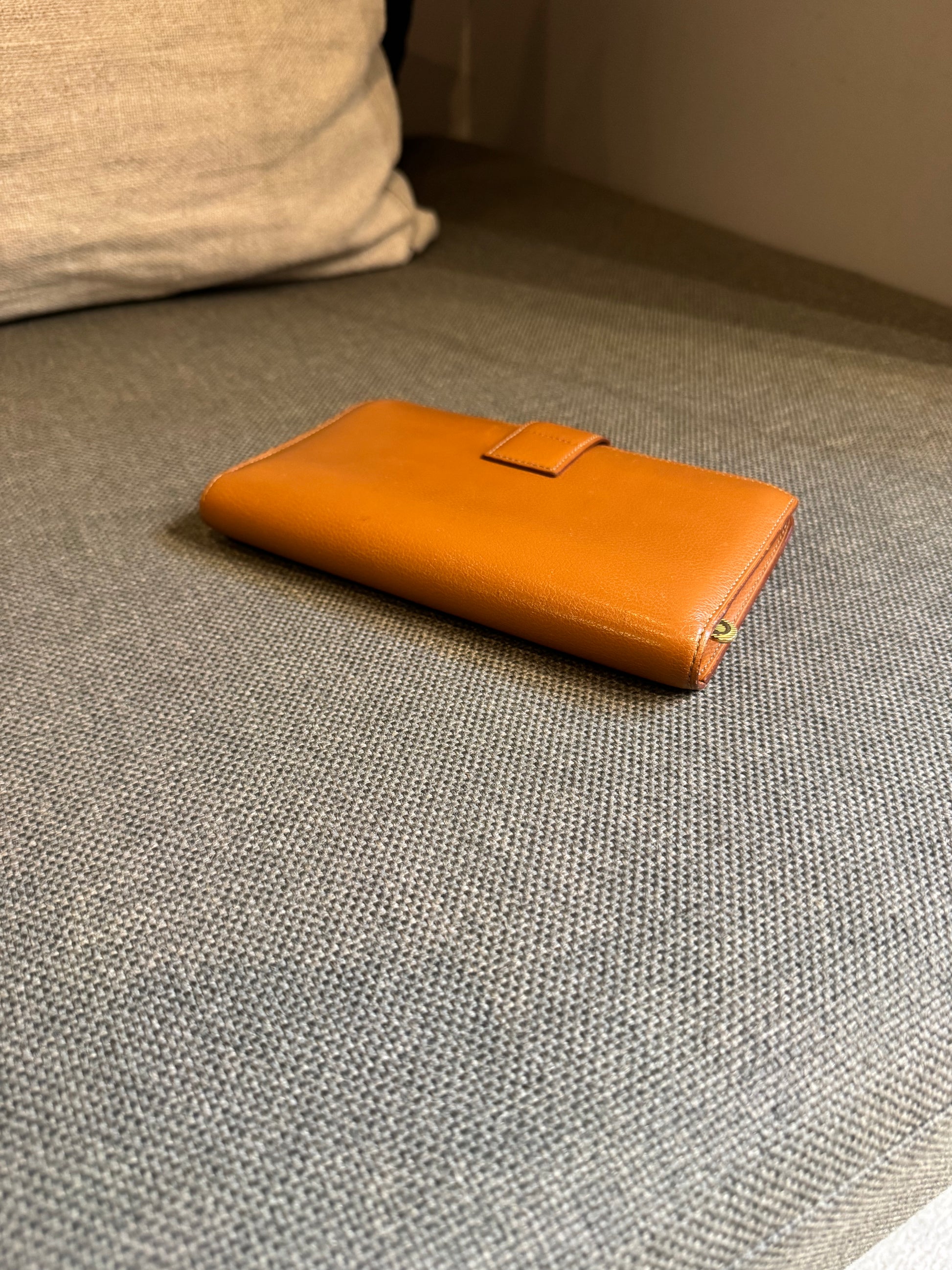 Delvaux Camel Wallet