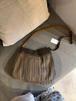 Delvaux Chardonnay Toile de Cuir Bag