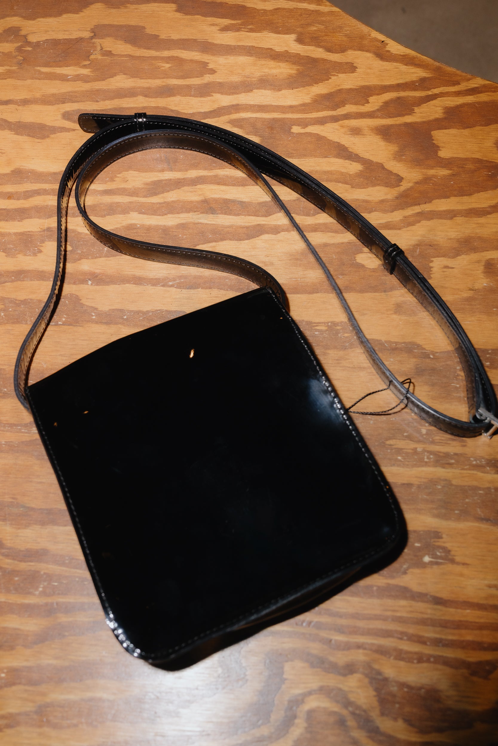 Delvaux Crossover Patent Bag