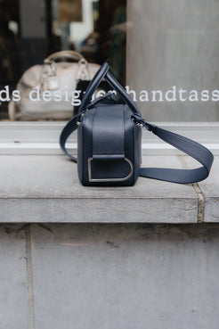 Delvaux Dark Blue Cool Box MM