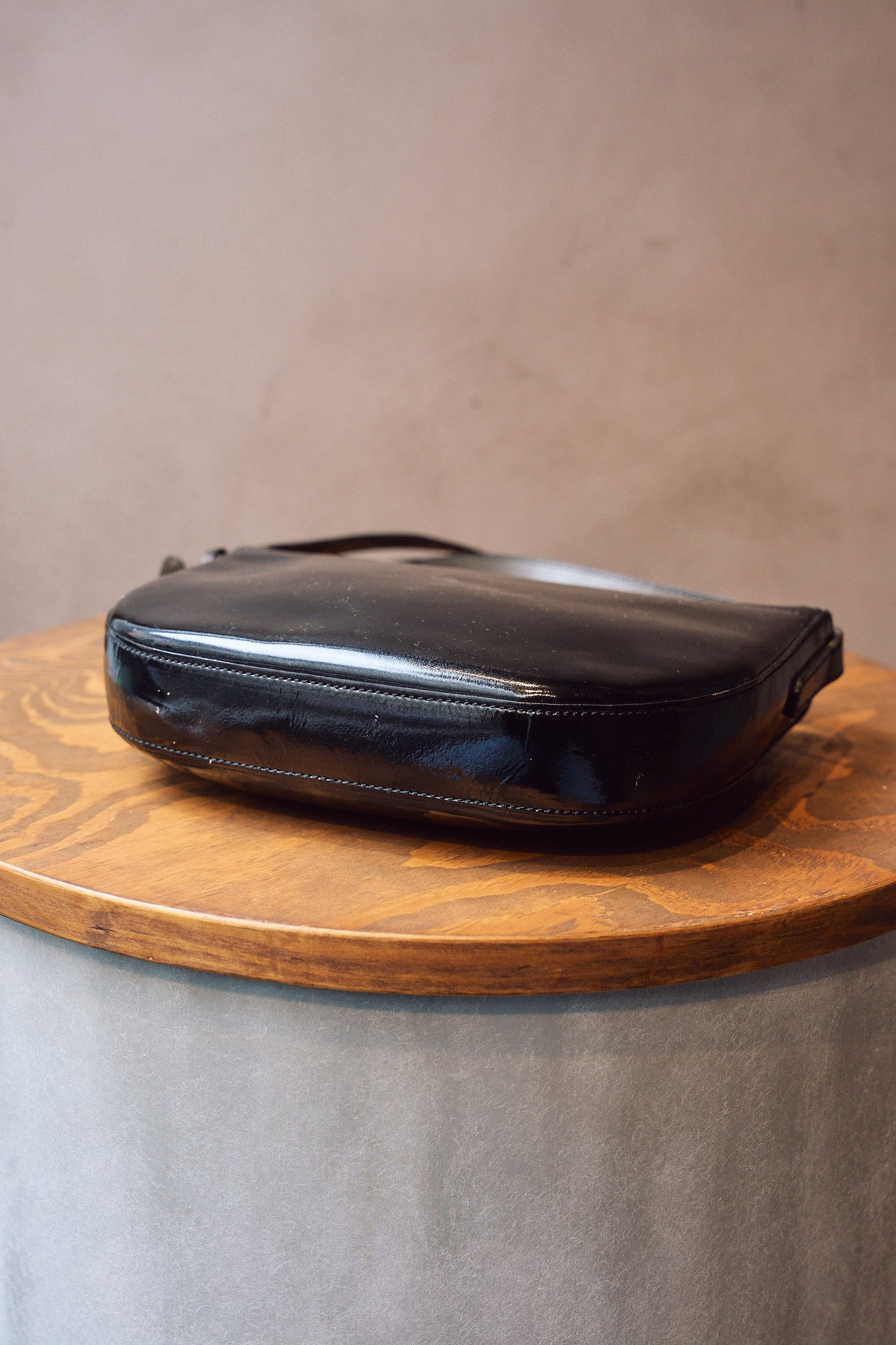 Delvaux Deluré Patent Leather Crossbody Bag