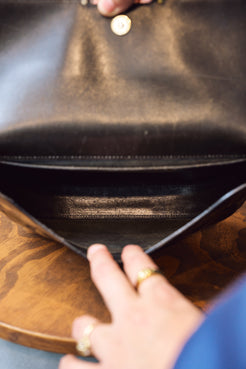 Delvaux Deluré Patent Leather Crossbody Bag