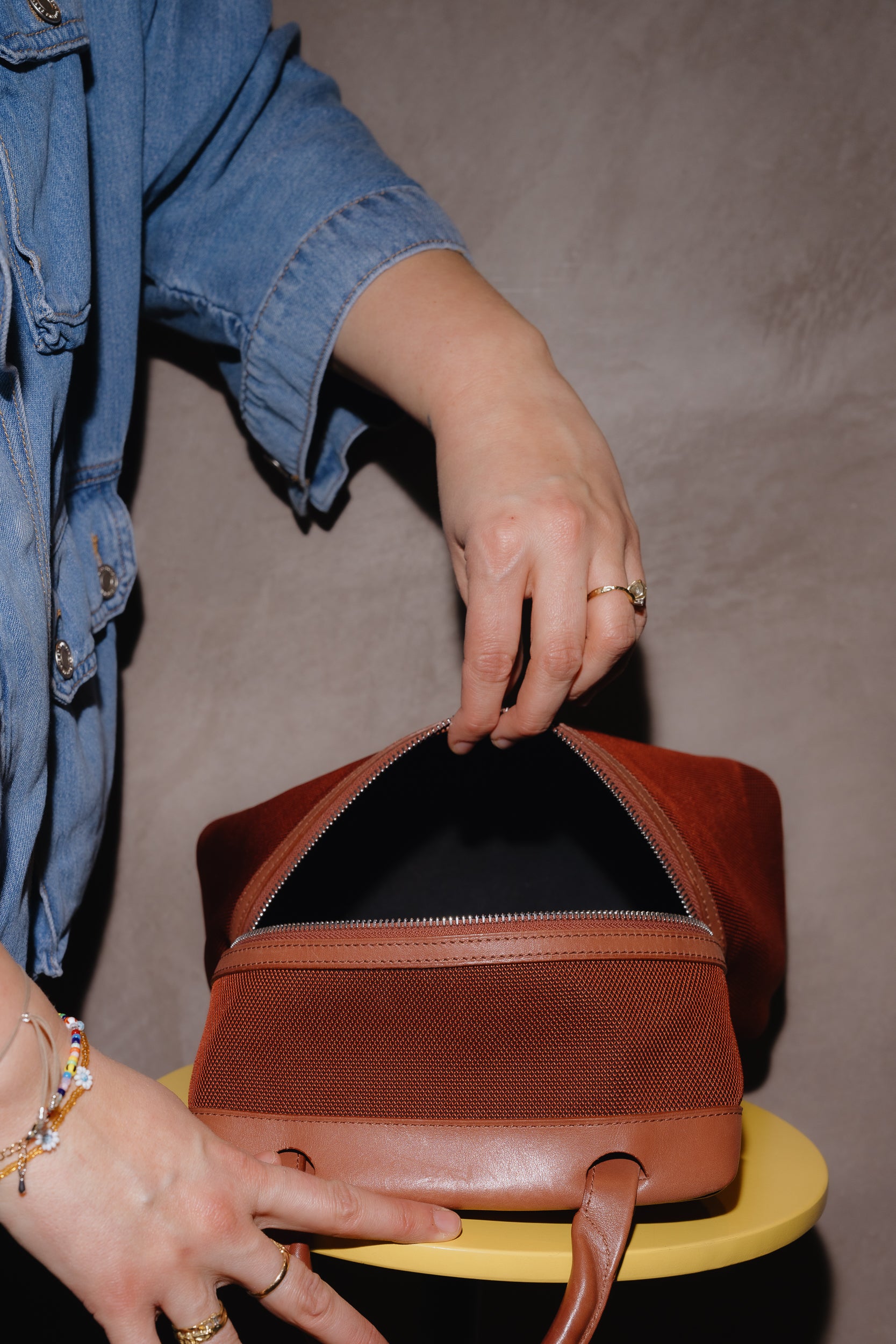 Delvaux Deux Le Trente Frégate Top Handle Bag