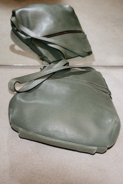 Delvaux Faust Shoulder Bag in Soft Green