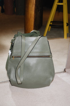 Delvaux Faust Shoulder Bag in Soft Green