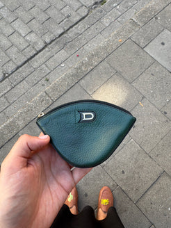 Delvaux Green Coin Wallet