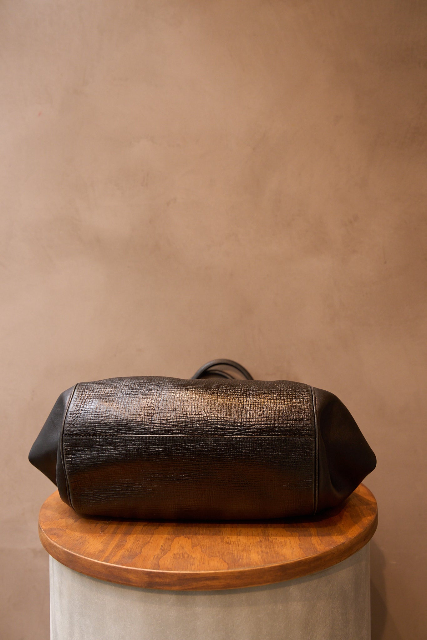 Delvaux Grey Baladin Top Handle Bag